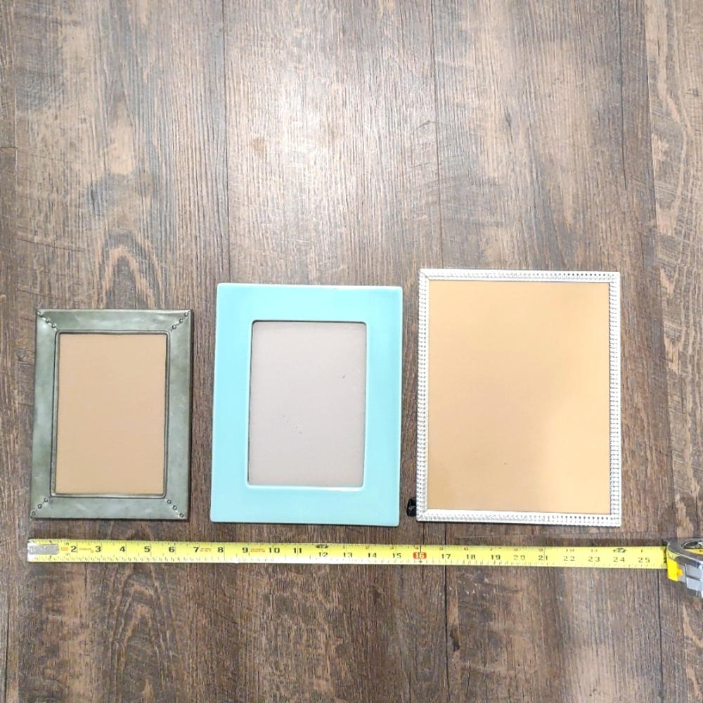 Lot Of Multi Sized Picture Frames - Elegant Multi-Color Photo Frame Set